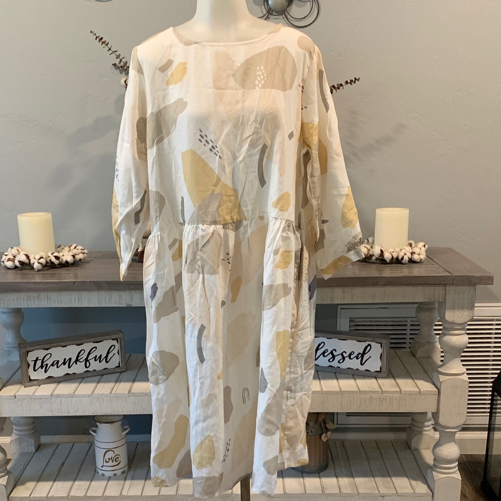 Tradlands Cream Textured Fabric